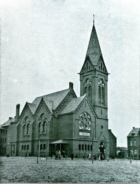 Евангелистская церковь в Тройсдорфе, фото из каталога 1913 г.